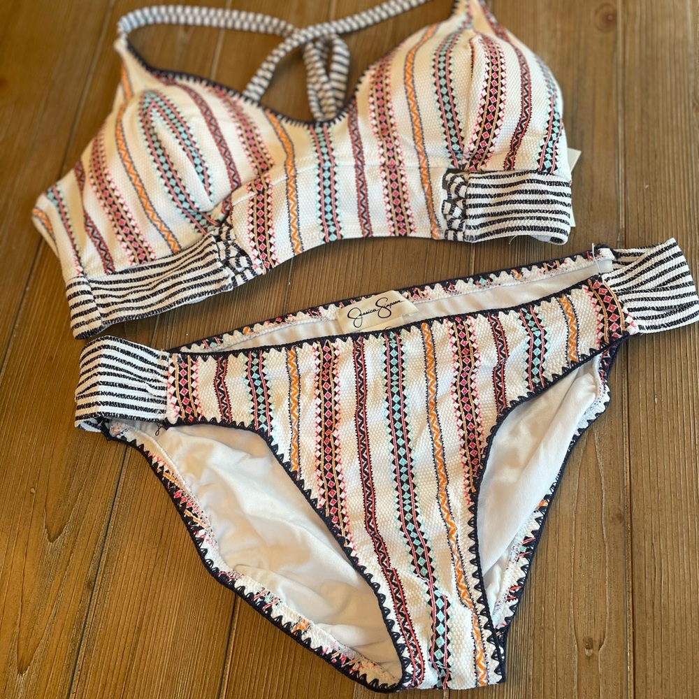 NWT Jessica Simpson two piece swimwear